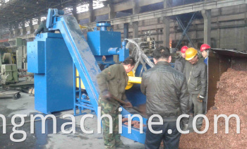 Y83W-630 Steel Scissel Chip Horizontal Briquette Machine for Recycling